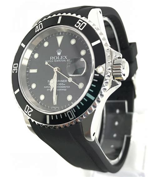 rubber watch band for rolex submariner|rolex submariner band for sale.